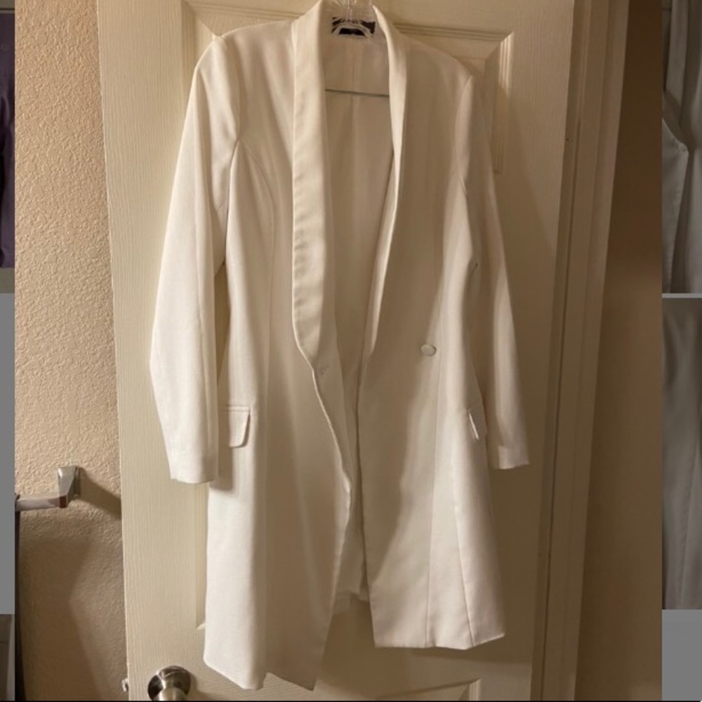 White blazer jacket